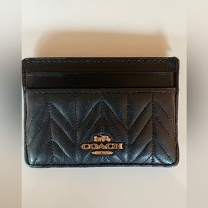 Coach 5 slot card and cash holder